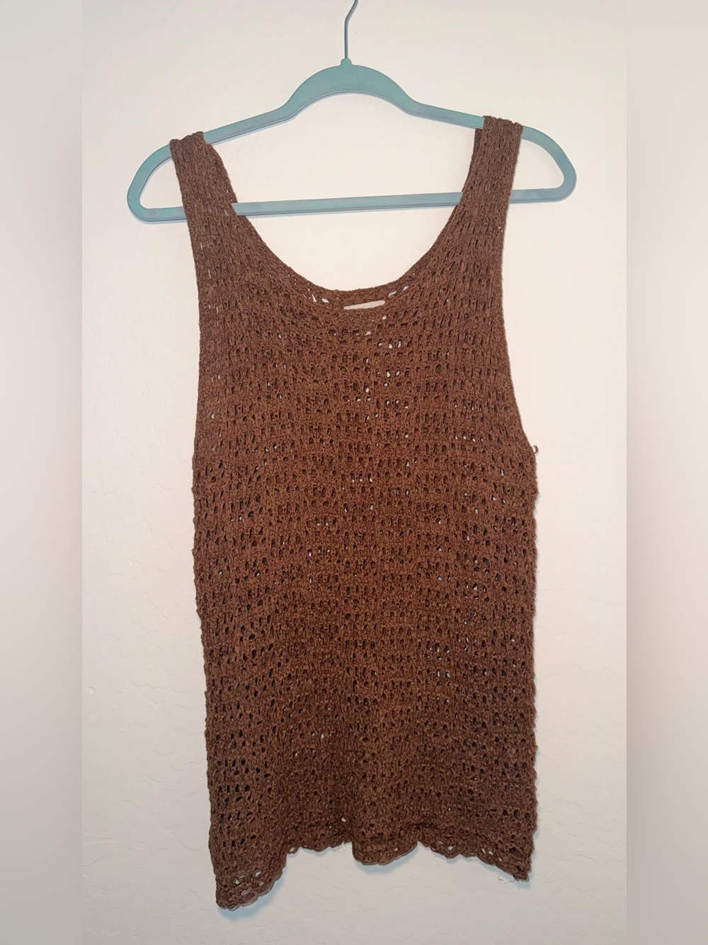 Rhythm Crochet Knit Mini-Mini Dress